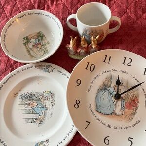 Peter Rabbit Dining Set - White